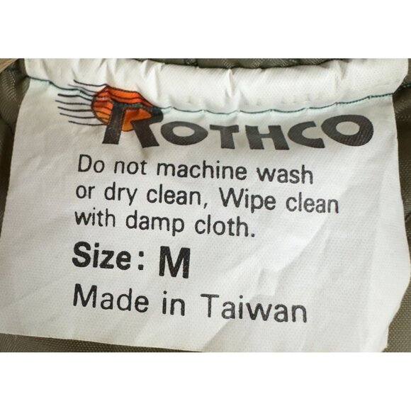 Rothco Camouflage Hooded Rain Jacket Men M Waterproof PVC Insulated Lined - Picture 12 of 12